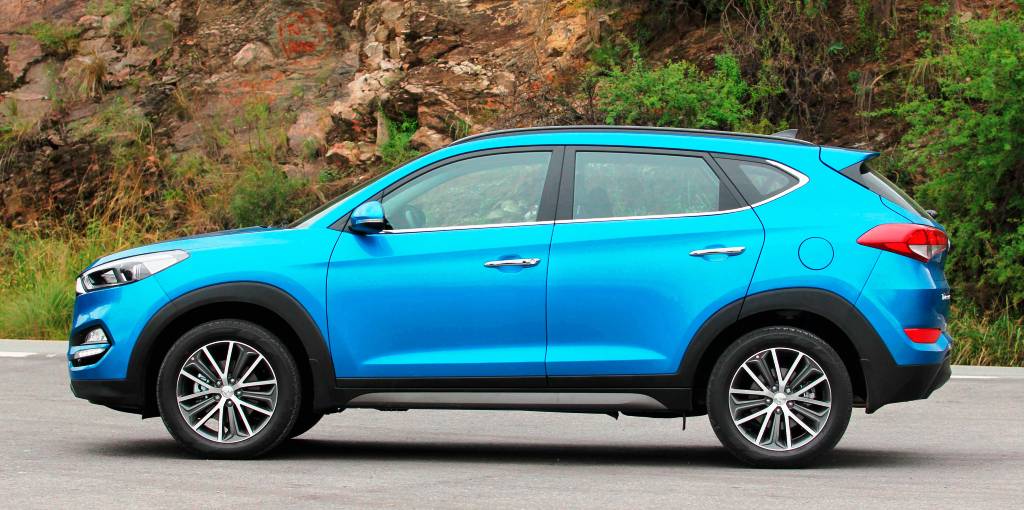 Hyundai new Tucson perfil