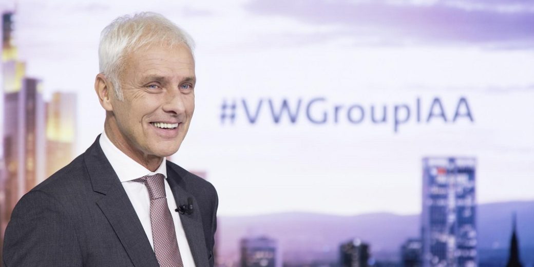 Matthias Müller, Chairman of the Board of Management para pober con el Aicon