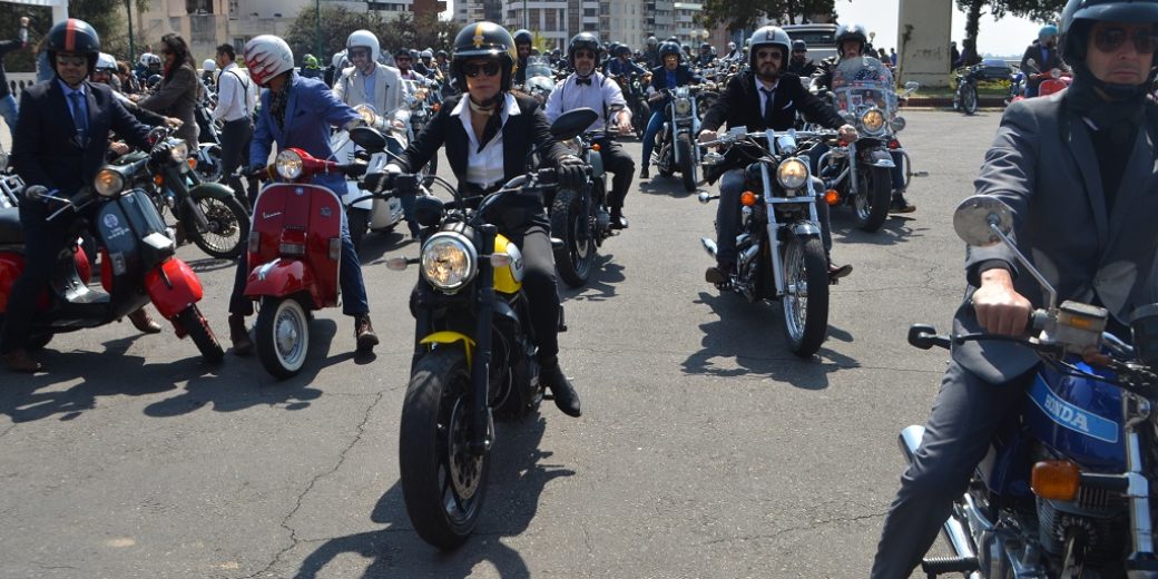 alguna de las riders femeninas que se sumaron al evento