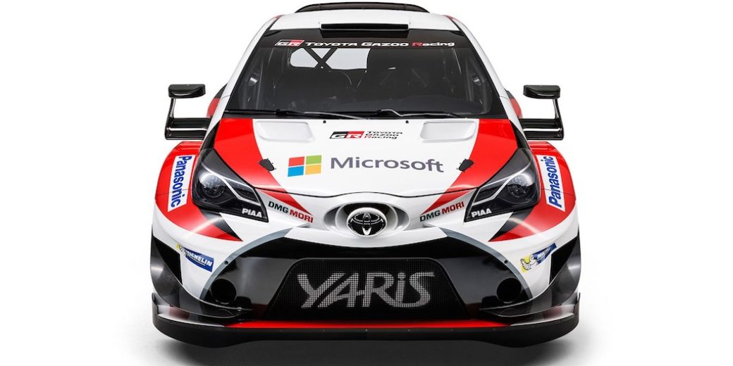 Toyota yaris frente rally